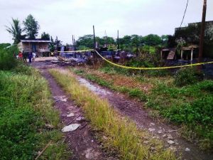 Gudang BBM di Sijinjang Terbakar