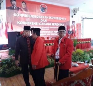 Abdullah Sani Dampingi Fasha di Konferda PDIP, Ini Momen Kebersamaannya