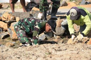 Proyek Fisik TMMD Maksimal, Warga Dukung Penuh