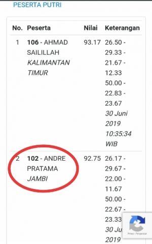 Hari Pertama STQN, Kafilah Jambi Tampil Tanpa Kendala