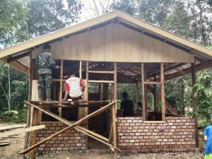 Sudah Seminggu, Ini Penampakan Rumah Heri yang Dibangun TNI Bersama Warga