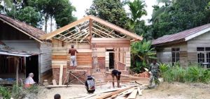Rumah Ibu Juriani Ditargetkan Sudah 80 Persen Saat Pembukaan TMMD