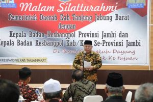 Malam silaturahmi, Bupati Safrial Sambut Kaban Kesbangpol Se-Provinsi Jambi