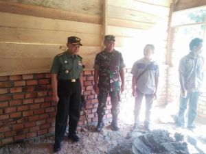 Tinjau Pembangunan Bedah Rumah dan Jalan, Ini Respon Dinas Psikologi TNI AD