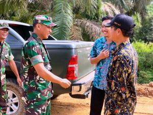 Desa Ladang Peris Siap Menjadi Tuan Rumah Pembukaan TMMD Kodim 0415/Bth