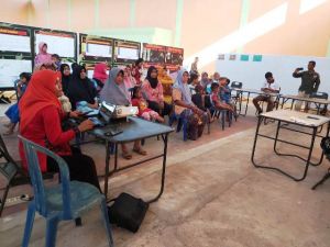 Program Non Fisik TMMD, Dinkes Batanghari Berikan Penyuluhan Kesehatan ke Warga Desa Ladang peris