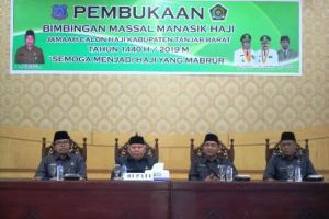 Bupati Safrial Buka Manasik Haji Tahun 2019