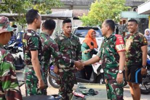 Dandim Cek Prajurit yang Tinggal di Rumah-Rumah Warga