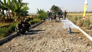 Didukung Warga, Progres Pembangunan Jalan TMMD Menggembirakan