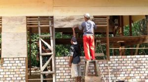 Progres Pembangunan Rumah Sriyono Sudah Capat 25 Persen