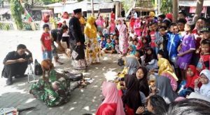 Serma Paijan, Identik Hiburan Gratis Bagi Warga Sasaran TMMD