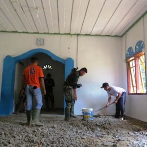 Program TMMD Berjalan Sukses, Kades Ladang Peris: Hidup TNI Manunggal Bersama Rakyat