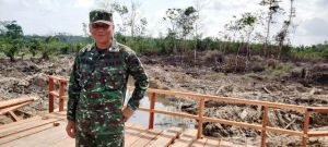 Dan SSK Puji Semangat Satgas, Tak Hanya Fokus di Pembangunan Jalan Tapi juga Pendidikan