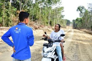 Delima Senang Bisa Nikmati Jalan Baru Program TMMD