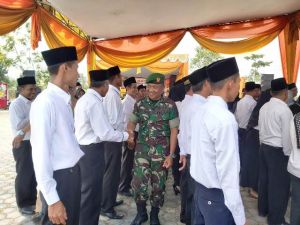 Dan SSK TMMD Kapten Rilman Hadiri Pelantikan Anggota BPD Se Bajubang