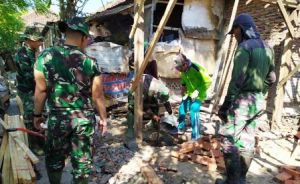 Impor Personil Untuk Rehab RTLH di Lokasi TMMD