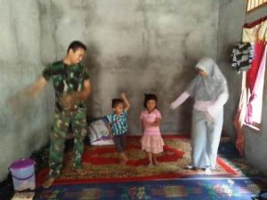Dari Murid PAUD Hingga SMP Bakal Meriahkan Tarian di Malam Perpisahan Satgas TMMD Desa Ladang Peris