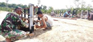 Agar Makin Indah, Pengecatan Jembatan TMMD Diulang