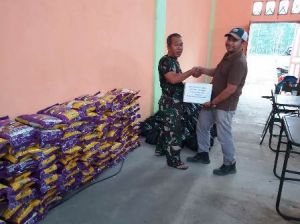 Penutupan TMMD di Desa Ladang Peris Bakal Ada Pembagian Sembako Lagi