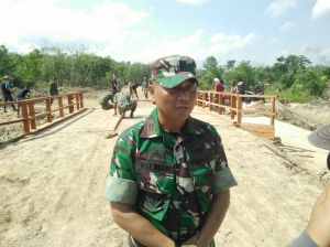 Wakili Satgas TMMD, Kapten Rilman Ucapkan Terimakasih Atas Partisipasi Warga di Program TMMD