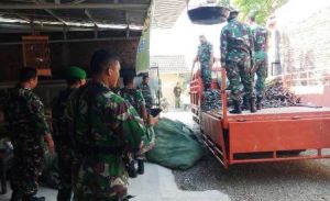 Dukung Upacara Penutupan TMMD, Puluhan Tenda Didatangkan