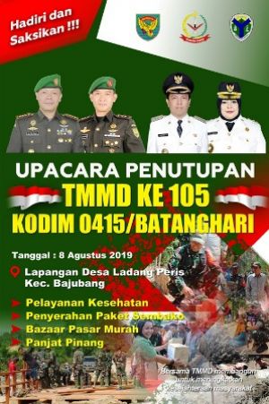Penutupan TMMD 8 Agustus, Ada Bazar, Lomba Panjat Pinang Hingga Sembako Gratis