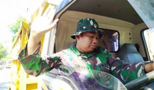 TNI Yang Lihai Jadi Driver Truk Ini Akan Berkarya di Karya Bhakti TNI Lanjutan