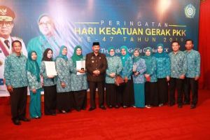 Wabup Hadiri Peringatan Hari Kesatuan Gerak Pkk Ke-47 Tingkat Provinsi Jambi