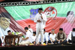 Ribuan Jamaah Hadiri Tausiah Rhoma Irama di Tanjabbarat