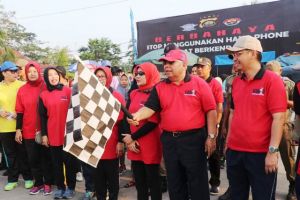 Jalan Santai Meriahkan Hari Jadi Kabupaten Tanjabbarat ke-54 dan HUT RI 74