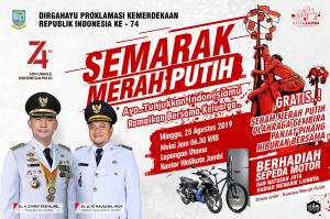 Mau Dapat Motor,  Ayo Ikuti Semarak Merah Putih di Lapangan Kantor Wali Kota