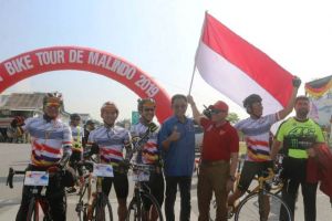 Tempuh 197 Km, Peserta Fun Bike Tour De Malindo Akhirnya Tiba Di Garis Finish