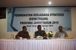 Sekda Tanjabbar Hadiri Acara Peningkatan Kerjasama Strategi Kemitraan