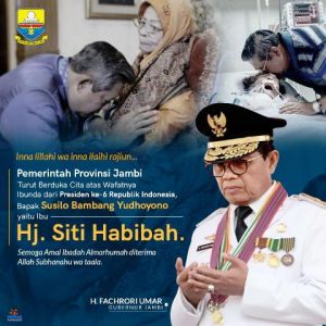 Pemprov Jambi Sampaikan Belasungkawa Wafatnya Ibunda SBY