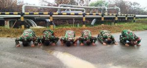 Hujan Turun, Jajaran Kodim 0419/Tanjab Langsung Sujud Syukur