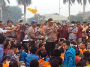 Wakapolda Minta Maaf Kepada Mahasiwa