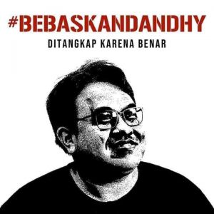 AJI Desak Polisi Segera Bebaskan Dandhy Laksono
