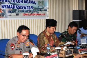 Marak Aksi di Jambi, Kapolda Silaturahmi dengan Organisasi Mahasiswa dan Tokoh