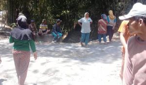 Siap Sambut Estafet Pengecoran Jalan TMMD