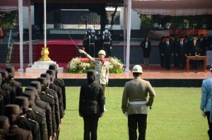 Kapolresta Jambi Jadi Komandan Upacara Peringatan Hari Pancasila di Jakarta