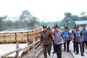 PUPR Provinsi Jambi Perbarui Jembatan Bram Hitam di Tanjabbar