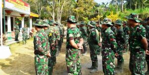 Ambil Apel, Dandim Minta Prajurit Jaga Kesehatan