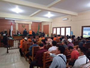 Sidang Perdana 47 Tersangka SMB dengan Pembacaan Dakwaan Digelar