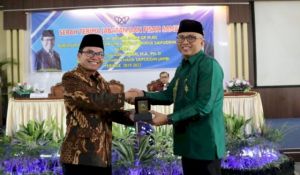 Prof Suaidi Sertijab Dengan Plt Rektor UIN Jambi