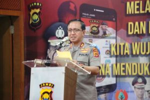 Kapolda Buka Rakernis Pelatihan TIK Sekaligus Luncurkan Aplikasi Polisi Jambi