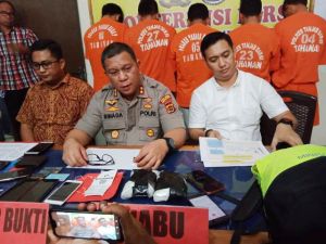 Diiming-imingi Rp25 Juta, Kurir Narkoba Dibekuk di Pelabuhan Marina Kualatungkal