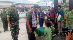 Sambangi Kodim 0419/Tanjab, Ini Pesan Pangdam  II/Sriwijaya Mayjen TNI Irwan