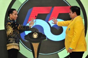 Jadi Tulang Punggung, Presiden Jokowi: Golkar Guncang Sedikit, Pemerintah Juga Ikut  