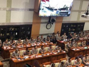 Kapolda Jambi Ikuti Rapat Kerja Perdana Kapolri Bersama Komisi III DPR RI di Senayan 