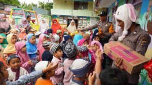 Satgas Binmas Noken Gelar Trauma Healing 2019 di TK Mutiara Hati Wamena